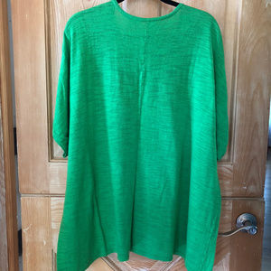 unknown Tops - Bright Green / Rainbow Striped Tee sz 2/3X unknown Tops - Bright Green / Rainbow Striped Tee sz 2/3X